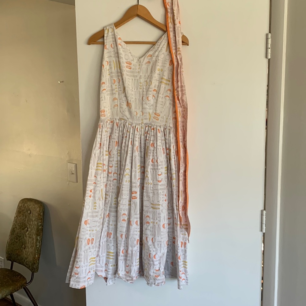 Vintage handmade 50s picnic dress.